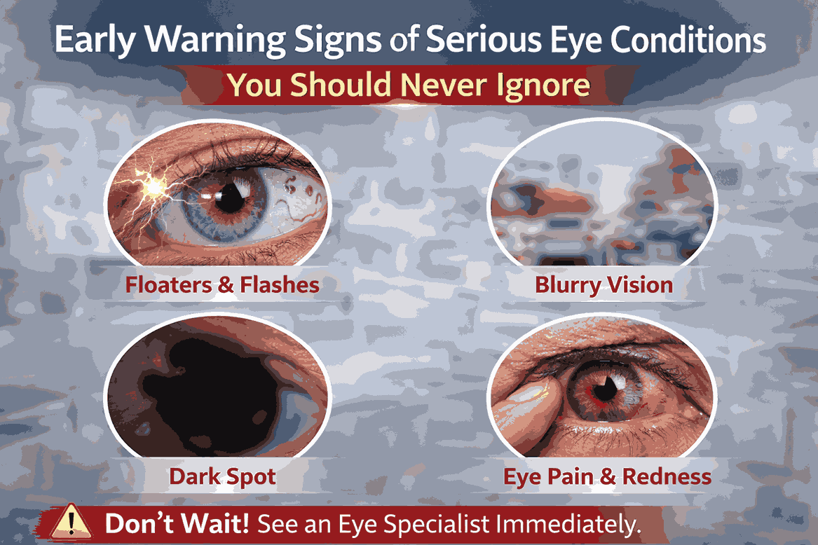 Early Warning Signs of Serious Eye Conditions You Should Never Ignore