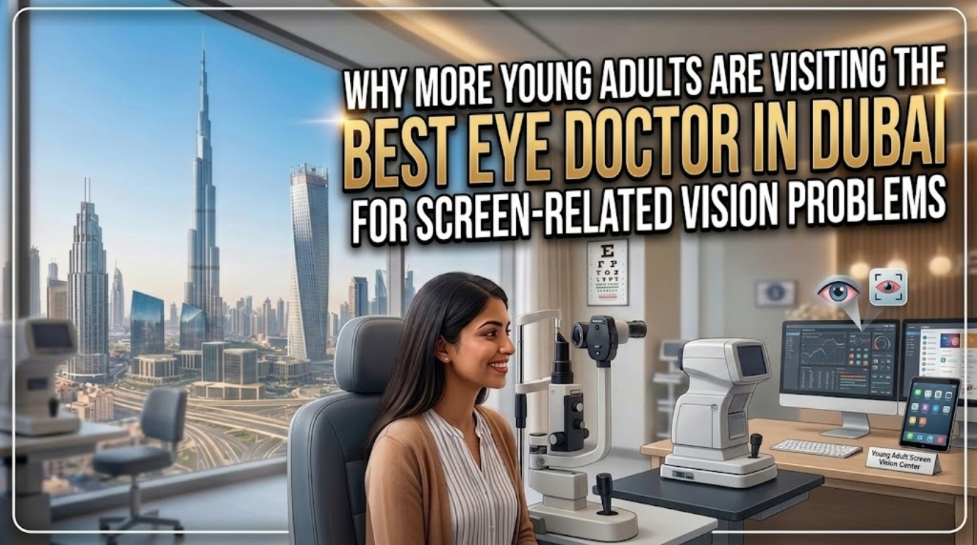 Why More Young Adults Are Visiting the Best Eye Doctor in Dubai for Screen-Related Vision Problems