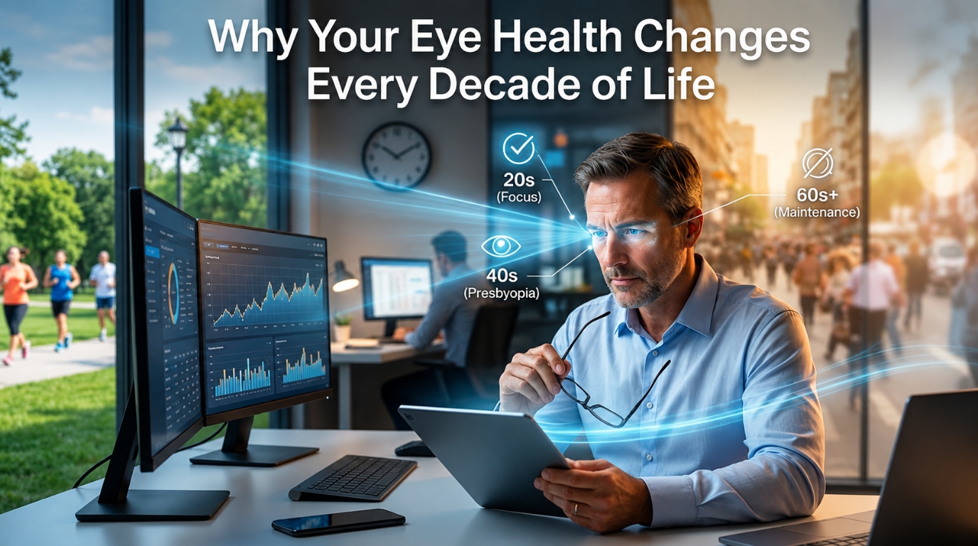 Why Your Eye Health Changes Every Decade of Life